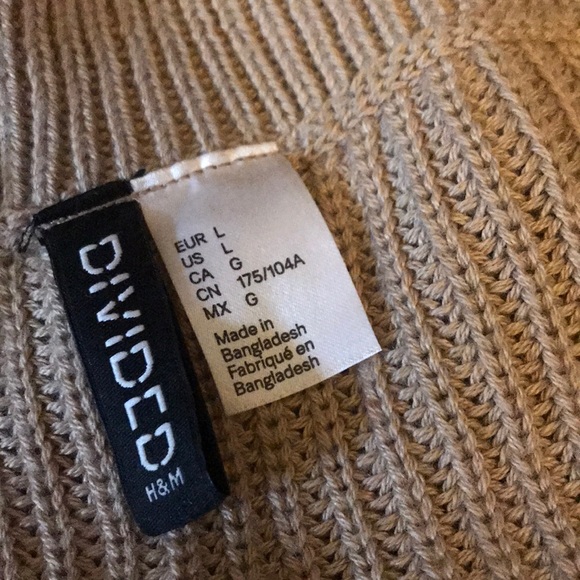 L OVERSIZED BROWN SWEATER - Picture 2 of 3